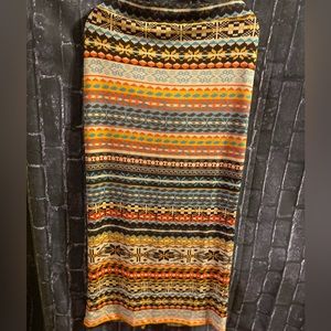 SHEIN Plus Elastic Waist Geo Print Pencil Skirt Sz 2X